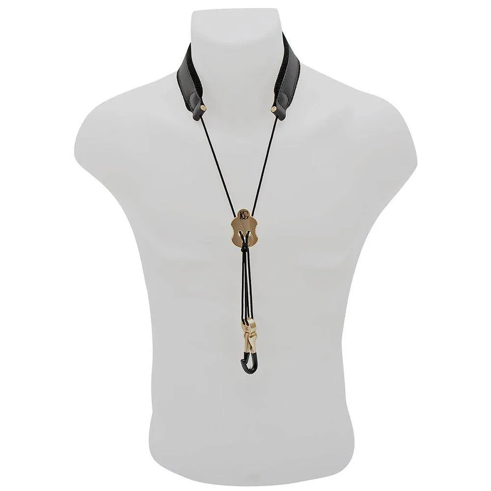 BG Leather Neck Strap Soprano, Alto and Tenor Coated Metal Hook