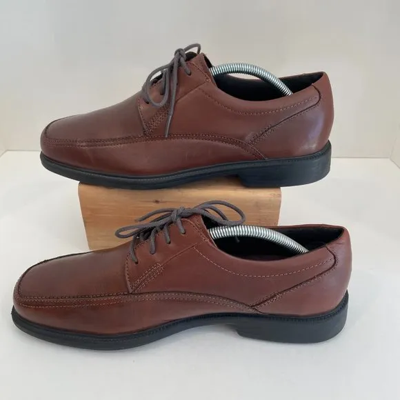 Bostonian Flexlite 25886 Brown Leather Dress Casual Lace Up Oxford Shoe Mens 9M