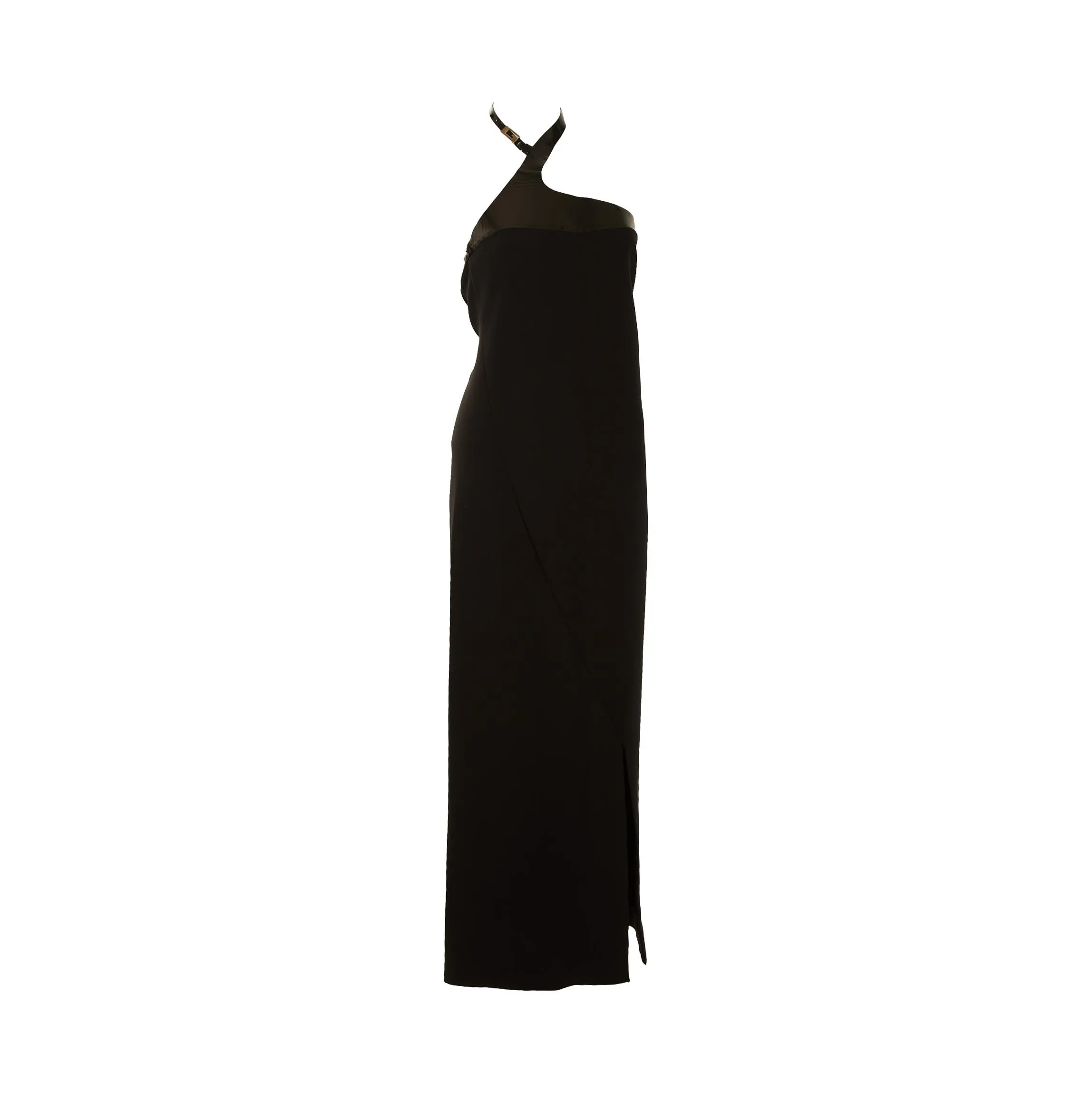 Gucci Black Logo Choker Dress
