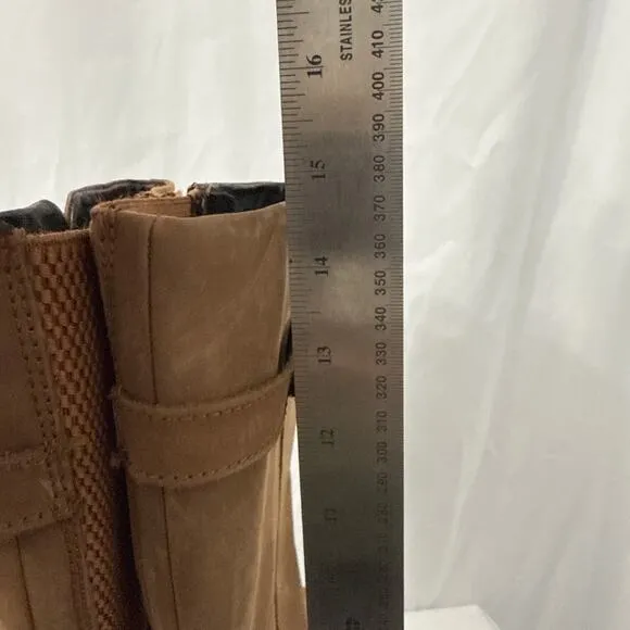 Hotter Belgravia Boots Size‎ 9.5 US Light Brown Tan Soft Leather Knee High