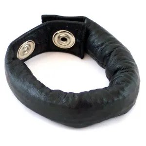 Rouge Leather Weighted Cock Strap